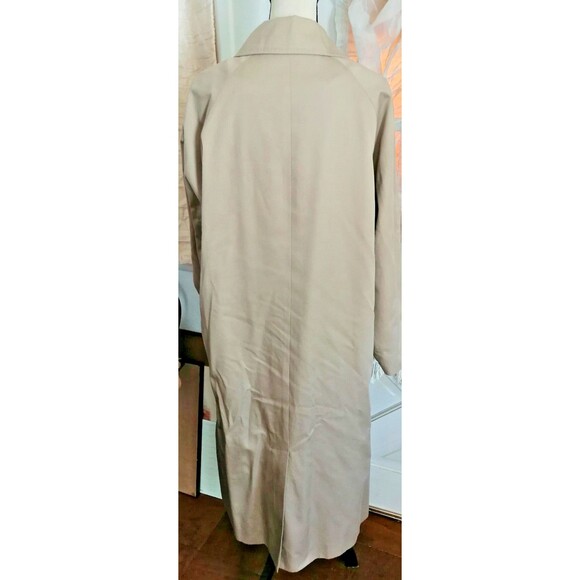 Pendleton Khaki Classic Trench Coat Removable Lining Women Size 14 - Picture 4 of 6